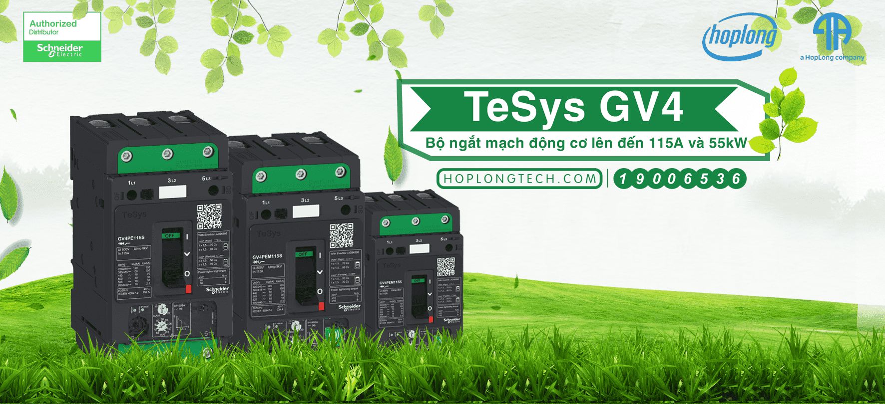 [Giới Thiệu - Schneider] TeSys GV4 - Bộ ngắt mạch động cơ lên đến 115A và 55kW